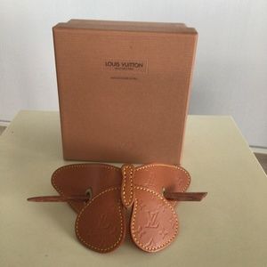 Louis Vuitton butterfly hair pin